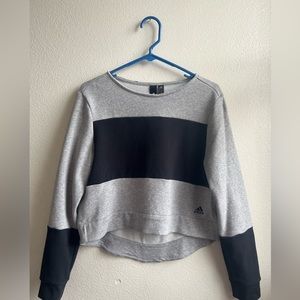 Adidas Cropped Pullover Small